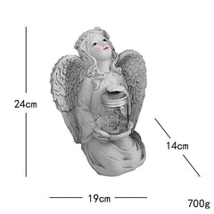 Solar Light Sculpture Garden Garden Wings Decoration - Gardening Land