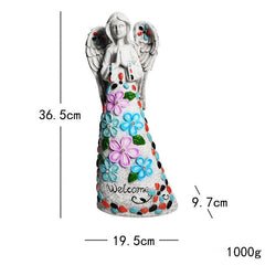 Solar Light Sculpture Garden Garden Wings Decoration - Gardening Land