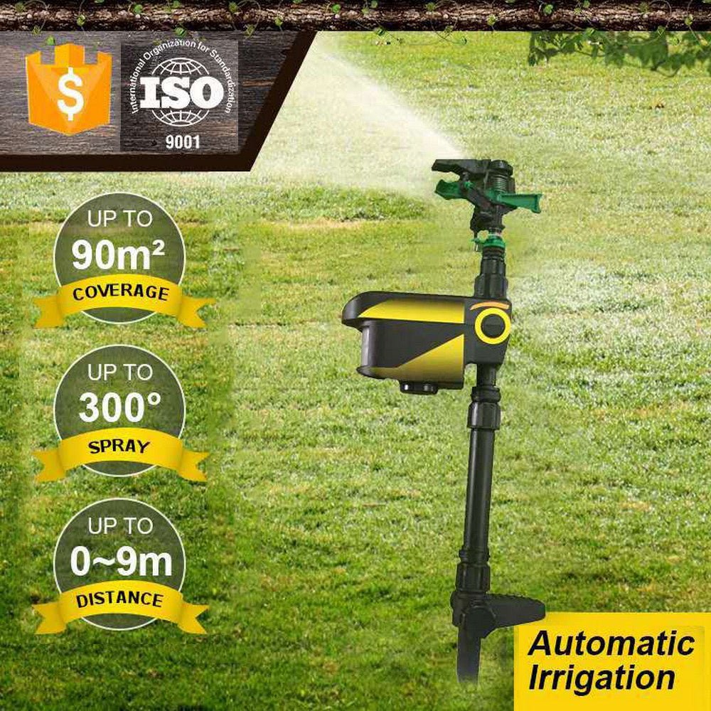 Solar Outdoor Pest Repellent Garden Sports Sprinkler Animal Waterer Bird Repellent - Gardening Land