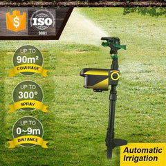 Solar Outdoor Pest Repellent Garden Sports Sprinkler Animal Waterer Bird Repellent - Gardening Land