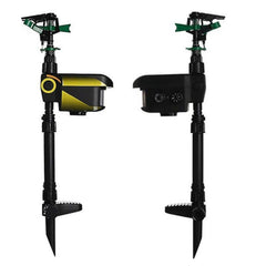 Solar Outdoor Pest Repellent Garden Sports Sprinkler Animal Waterer Bird Repellent - Gardening Land