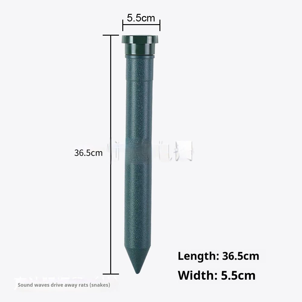 Solar Pest Repeller Ultrasonic Outdoor Farm Plug - in Snake Repellent - Gardening Land