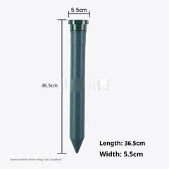 Solar Pest Repeller Ultrasonic Outdoor Farm Plug - in Snake Repellent - Gardening Land