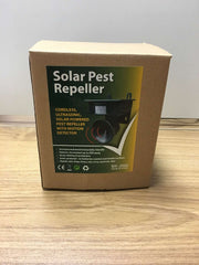 Solar Powered Motion Sensor Ultrasonic Bird Dog Cat Fox Mouse Pest Repeller - Gardening Land
