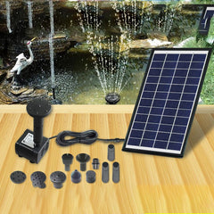 Solar Small Garden Mini Flower Fountain Poolroom - Gardening Land