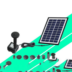 Solar Small Garden Mini Flower Fountain Poolroom - Gardening Land