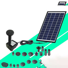 Solar Small Garden Mini Flower Fountain Poolroom - Gardening Land