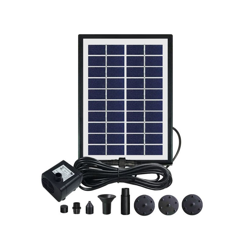 Solar Small Garden Mini Flower Fountain Poolroom - Gardening Land