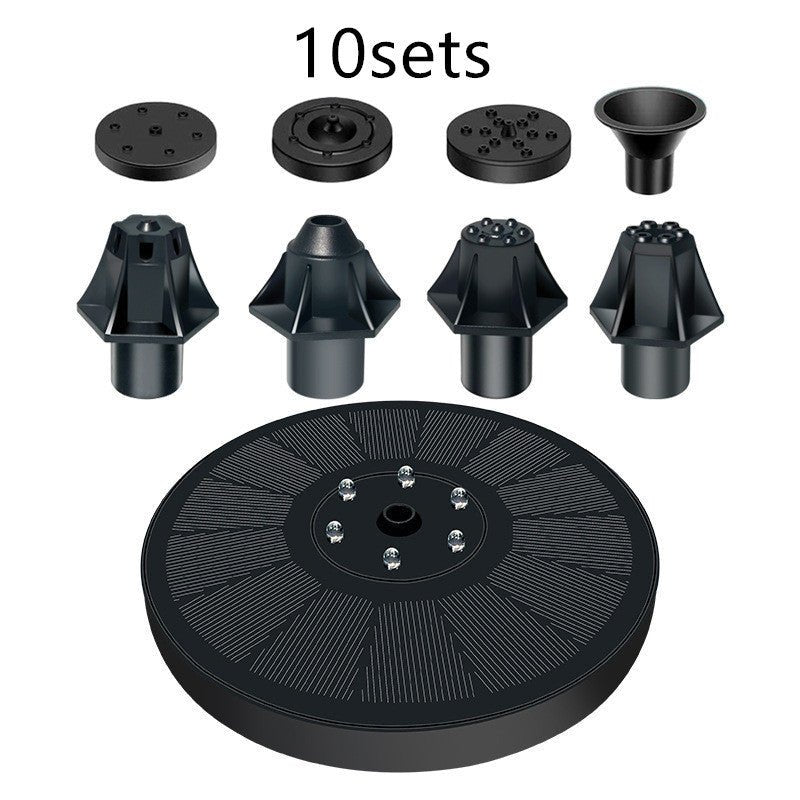 Solar Water Mercury Garden Miniature Floating Fountain - Gardening Land