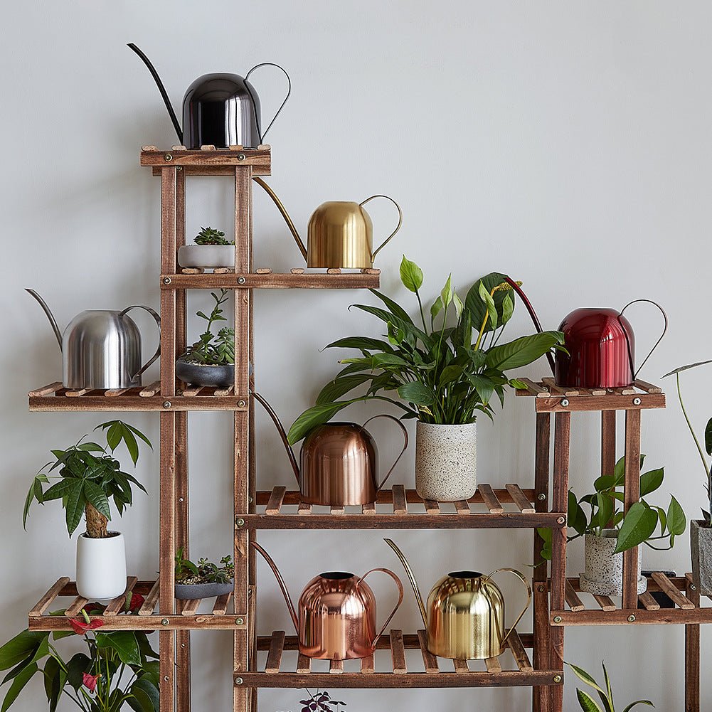 Stainless Steel Watering Can Watering Can Long Mouth Garden Watering Can - Gardening Land