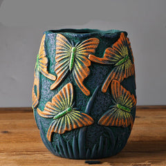 Succulent Flower Pots Ceramic Old Pile Pots - Gardening Land