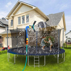 Summer Garden Children's Trampoline Sprinkler Outdoor Trampoline Sprinkler Rotating Sprinkler Gardening New Toys - Gardening Land