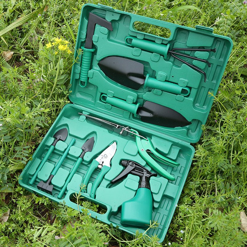 Ten - piece gardening tool set - Gardening Land