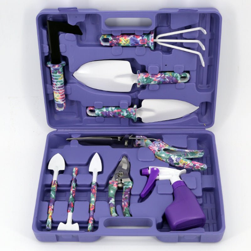 Ten - piece gardening tool set - Gardening Land