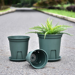 Thicken Root Control Pots Do Not Nest Roots Plastic Gallon Pots Creative Green Rose Clematis Planting Pots - Gardening Land