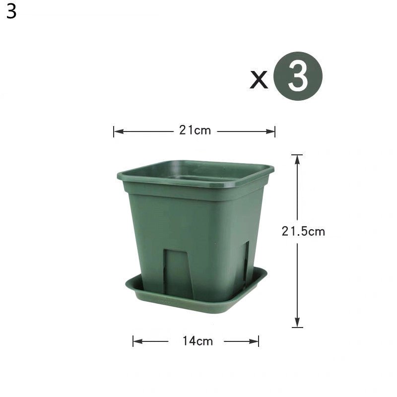 Thicken Root Control Pots Do Not Nest Roots Plastic Gallon Pots Creative Green Rose Clematis Planting Pots - Gardening Land