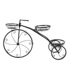 Tricycle Plant Stand Flower Pot Cart Holder Ideal For Home Garden And Patio - Gardening Land
