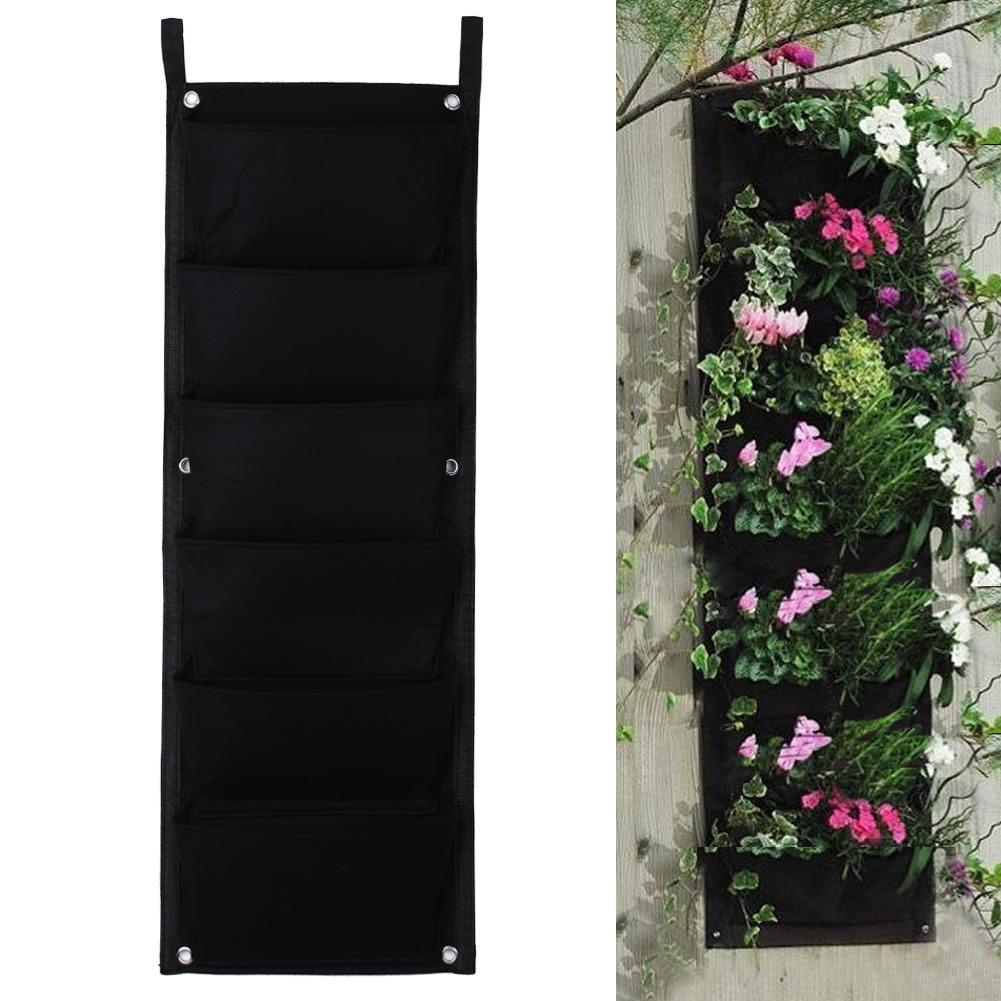 Wall Garden Hanging Planting Bags Vertical Outdoor Indoor Planter - Gardening Land