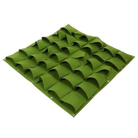 Wall Mount Hanging Planting Bags Home Supplies Multi Pockets DIY Grow Bag Planter Vertical Growing Vegetable Living Garden Bag - Gardening Land