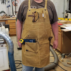 Waxed Canvas Garden Tool Apron - Gardening Land