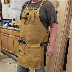Waxed Canvas Garden Tool Apron - Gardening Land