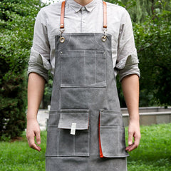 Wearable Apron For Gardening And Painting Work Clothes - Gardening Land