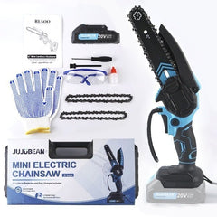 6 - inch Lithium Chainsaw Wood Cutting Saw Household Rechargeable Mini - Gardening Land