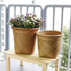 Caches - pots en rotin basiques - Gardening Land