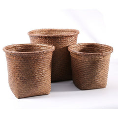 Caches - pots en rotin basiques - Gardening Land
