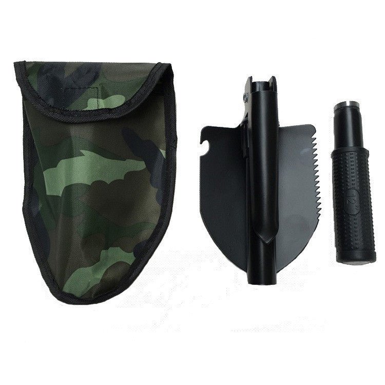 Car Portable Fishing Multifunctional Folding Gardening Shovel - Gardening Land