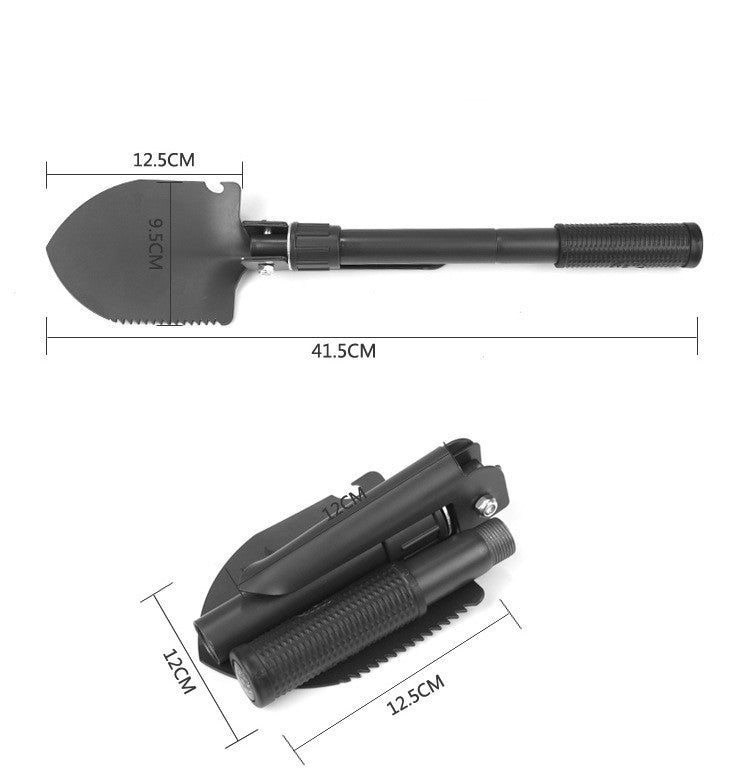 Car Portable Fishing Multifunctional Folding Gardening Shovel - Gardening Land