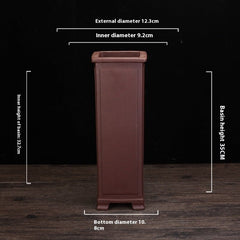 Ceramic Zisha Orchid Pots Indoor Elegant - Gardening Land