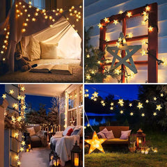 Christmas Light String Pendant Garden Courtyard - Gardening Land