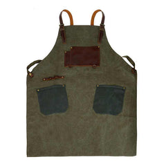 Craftsman Apron Designer Coffee Shop Canvas Apron Work Apron Bag - Gardening Land