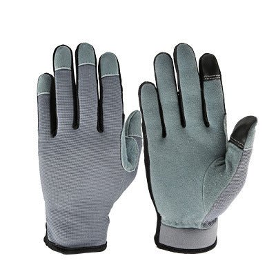 Deer Skin Two Layer Touch Screen Gardening Gloves - Gardening Land