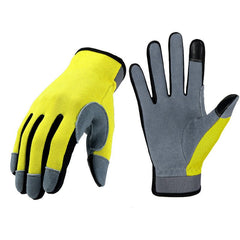 Deer Skin Two Layer Touch Screen Gardening Gloves - Gardening Land