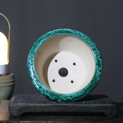 Desktop Potted Handmade Pots Flow Glaze - Gardening Land