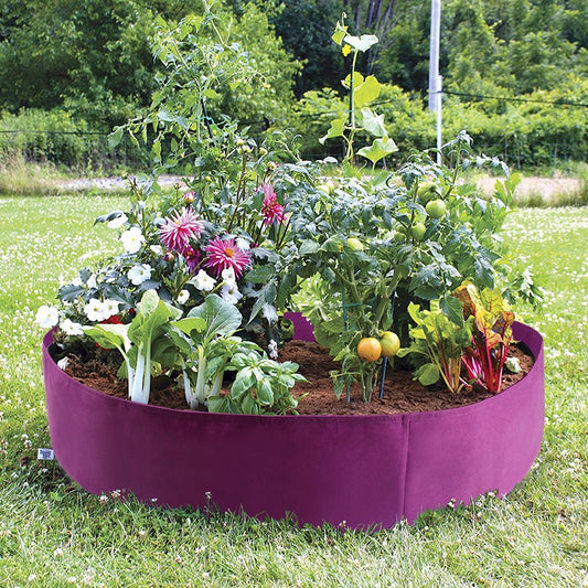 Felt Planting Bag Flower Garden Round Vegetable Nursery Bag Nursery Nutrition Plant Bucket - Gardening Land