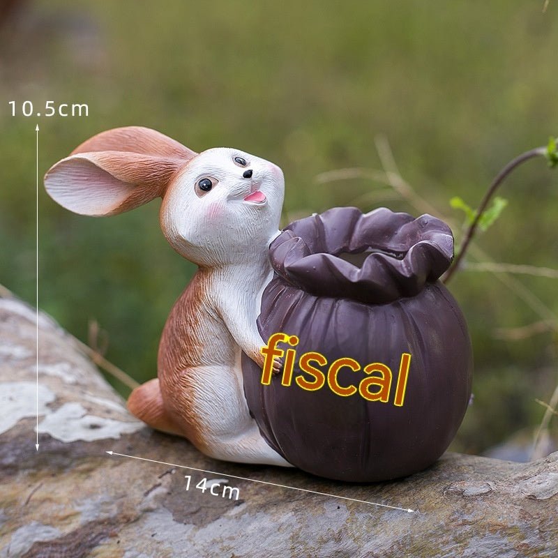 Garden Decoration Cartoon Rabbit Decoration - Gardening Land