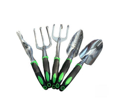 Garden Supplies 9 - piece Aluminum Alloy Set, Silicone Two - color Handle Shovel Gardening Tools - Gardening Land