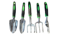 Garden Supplies 9 - piece Aluminum Alloy Set, Silicone Two - color Handle Shovel Gardening Tools - Gardening Land