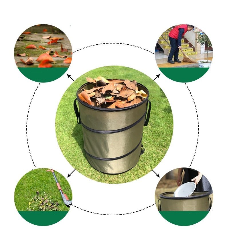 Garden Supplies Large Yard Garden Portable Garbage Bag - Gardening Land