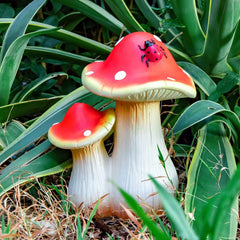 Garden Villa Garden Outdoor Resin Mushroom Decoration - Gardening Land