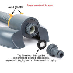 Garden Watering Swing Sprinkler For Cooling And Dustproofing - Gardening Land