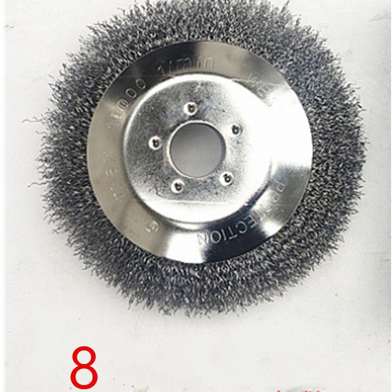 Grass Trimmer Head Steel Wire Brush - Gardening Land