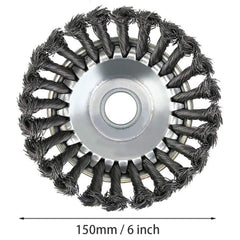Grass Trimmer Head Steel Wire Brush - Gardening Land