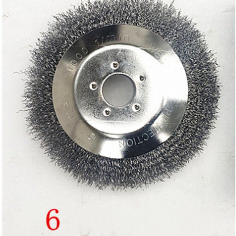 Grass Trimmer Head Steel Wire Brush - Gardening Land