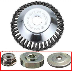 Grass Trimmer Head Steel Wire Brush - Gardening Land