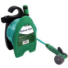 Home Car Wash Watering Portable Wall - mounted Garden Pipe Rack Combination Suit - Gardening Land