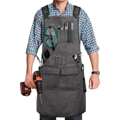 Home Kitchen Gardening Woodworking Canvas Apron - Gardening Land